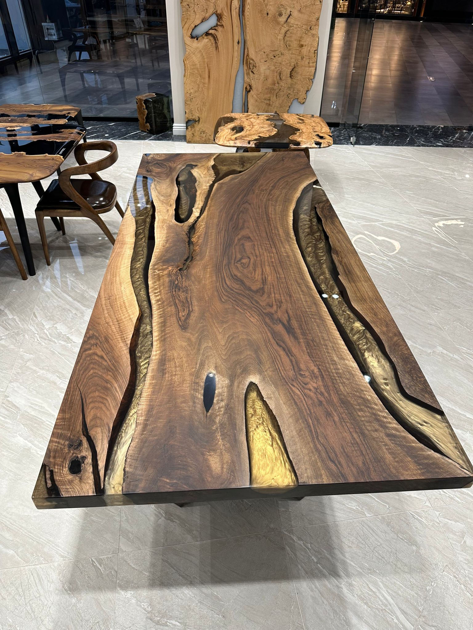 walnut dining table, epoxy dining table, epoxy dining table austria, epoxy,epoxy river table, river table, river, epoxy resin table, custom made furniture, exclusive tables, epoxy table, johannes forkl, forkl, oh my deer, omd, buy epoxy table, buy epoxy table austria, epoxy tables, epoxy tables, epoxy table river, epoxy dining table, epoxy table walnut wood, epoxy dining table gold metallic
